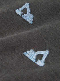 NAME IT Sweatshirt Sandro Dark Grey Melange